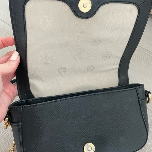 Tort Burch black leather bag - Picture 4 of 4